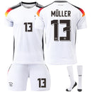 Germany home No. 13 Muller European Cup jersey 7 Havertz 8 Kroos football uniform men's suit - TrendTrove
