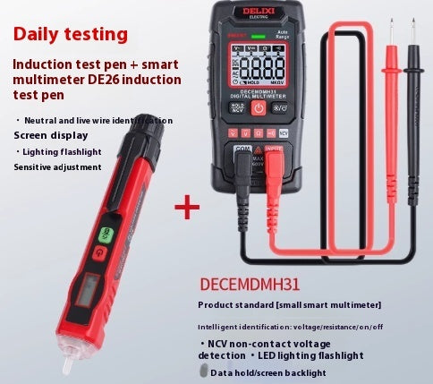 Intelligent Multimeter High-precision Digital Display Anti-burning Multi-function