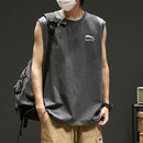 Men's Quick-Dry Sleeveless T-Shirt Loose Fit Workout Top