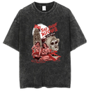 Washed and distressed T-shirt