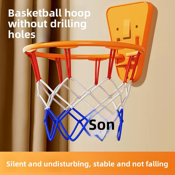 Foldable Indoor Basketball Hoop with Silent Ball