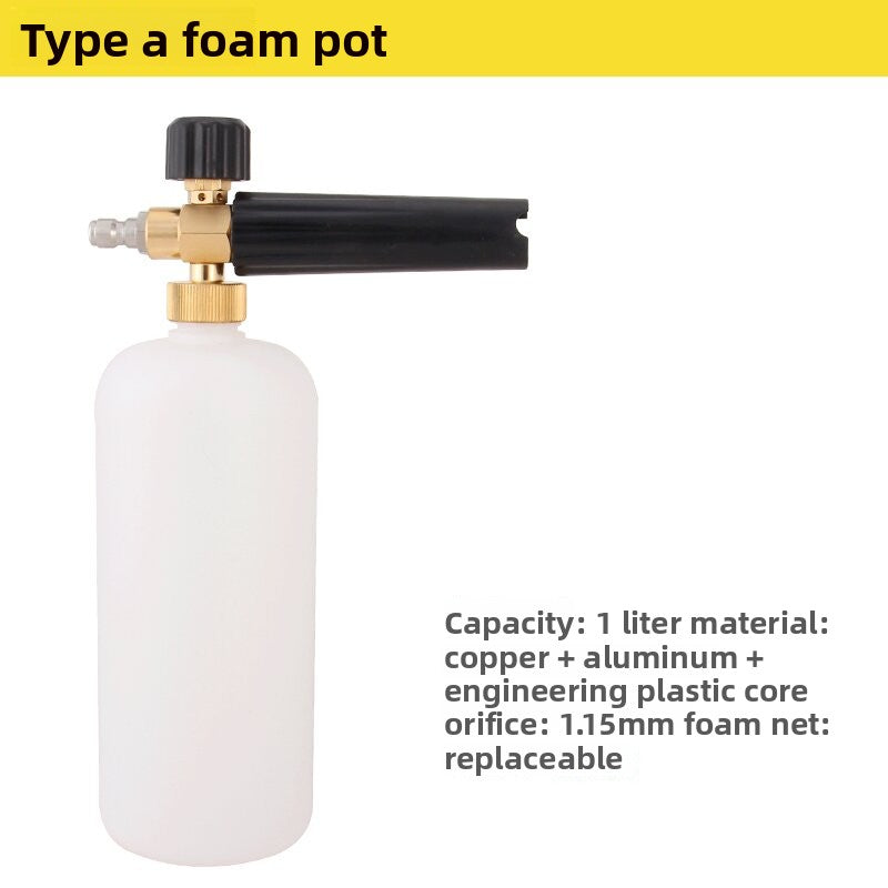 Household high-pressure water gun for cleaning the kettle