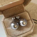 S925 Silver Pearl Earrings Elegant Light Luxury Fashion Jewelry