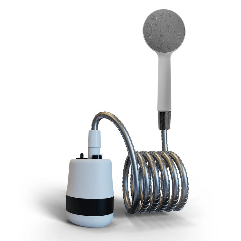 Portable Shower Camping Outdoor Shower Handheld Electric Shower Battery Powered Compact Handheld Rechargeable Camping Showerhe - TrendTrove