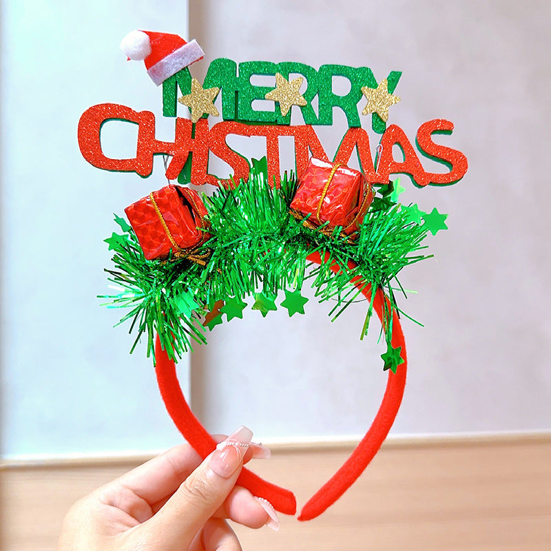 Christmas antler hairpin