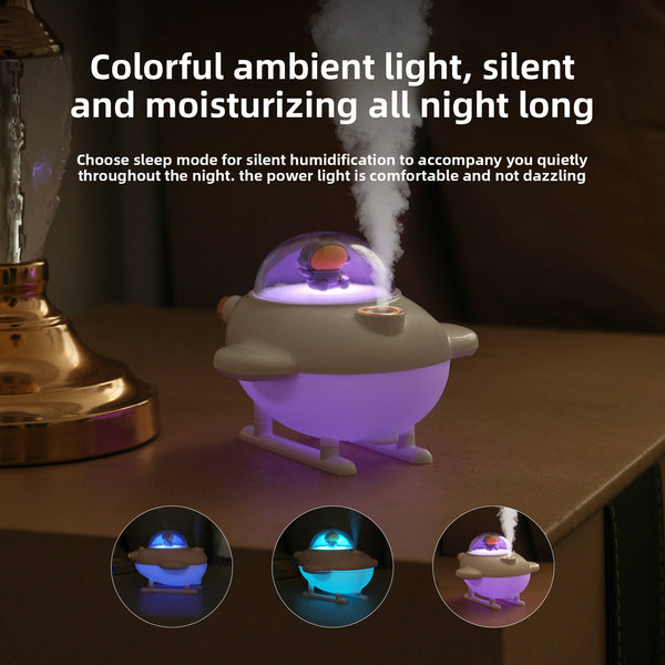 Mini USB Air Humidifier with LED Light for Home Bedroom