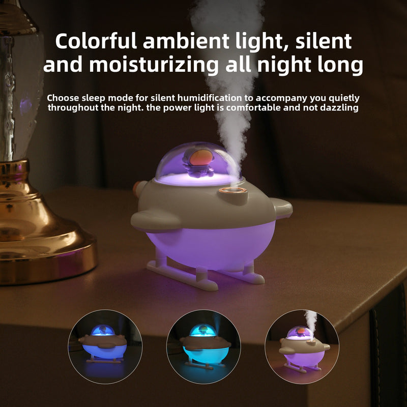 Mini USB Air Humidifier with LED Light for Home Bedroom
