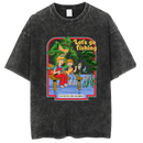 Washed and distressed T-shirt