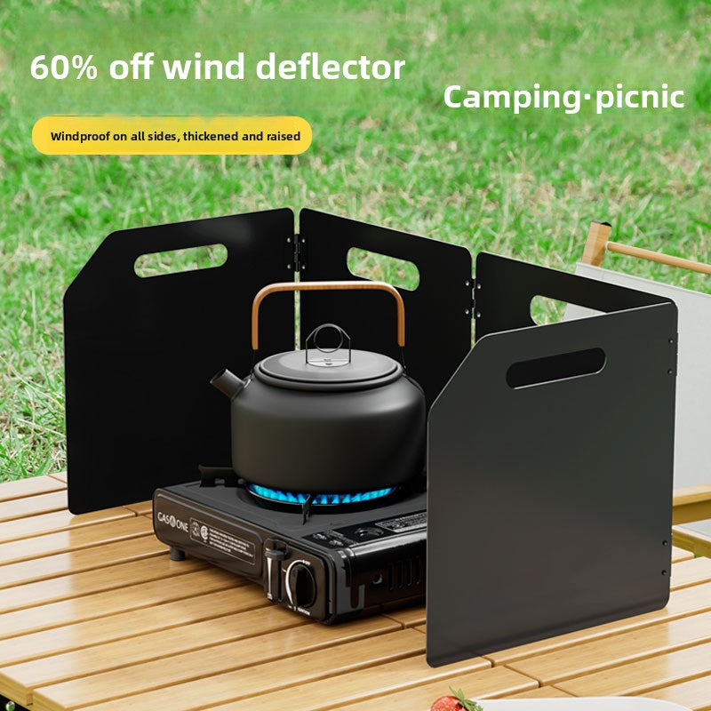 Outdoor Stove Windshield