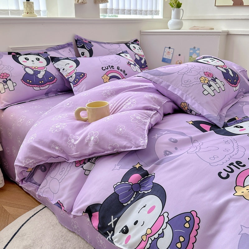 Sábanas minimalistas de algodón puro para el hogar