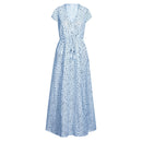 Holiday beach polka dot bohemian dress