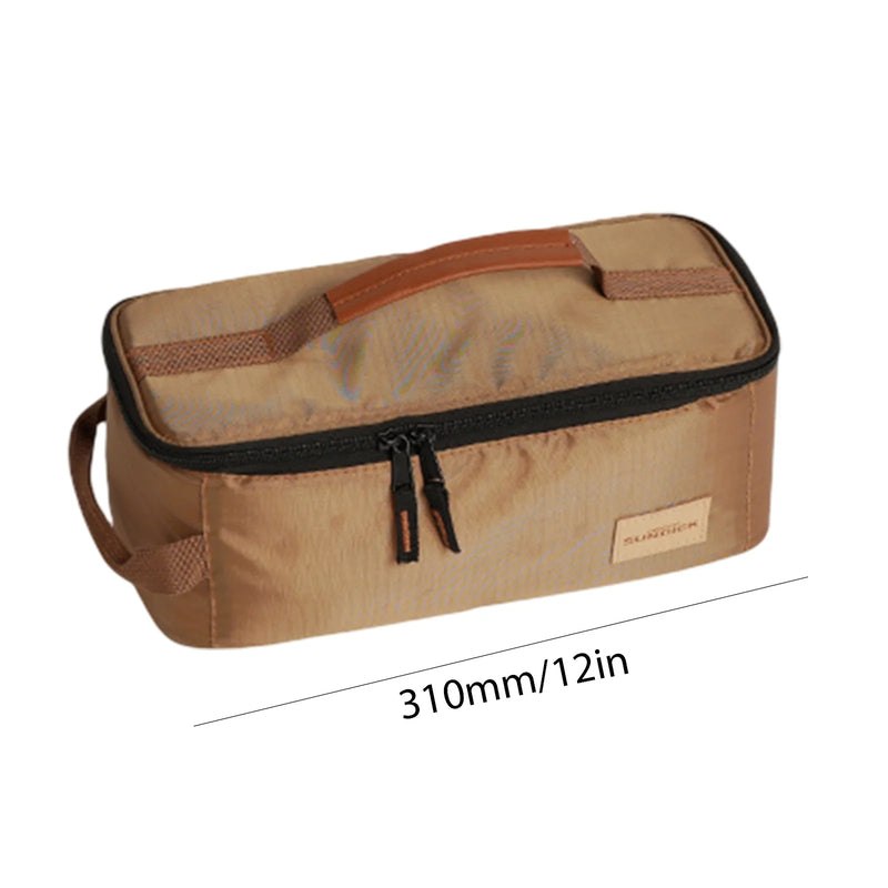 Camping Bag Cutlery Pouch Large Capacity Portable Tableware Handbag for Outdoor Picnic Carring Storage Bag Travel Supply - TrendTrove
