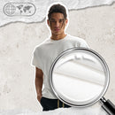 Cut-off Sleeve Loose Crewneck T-shirt