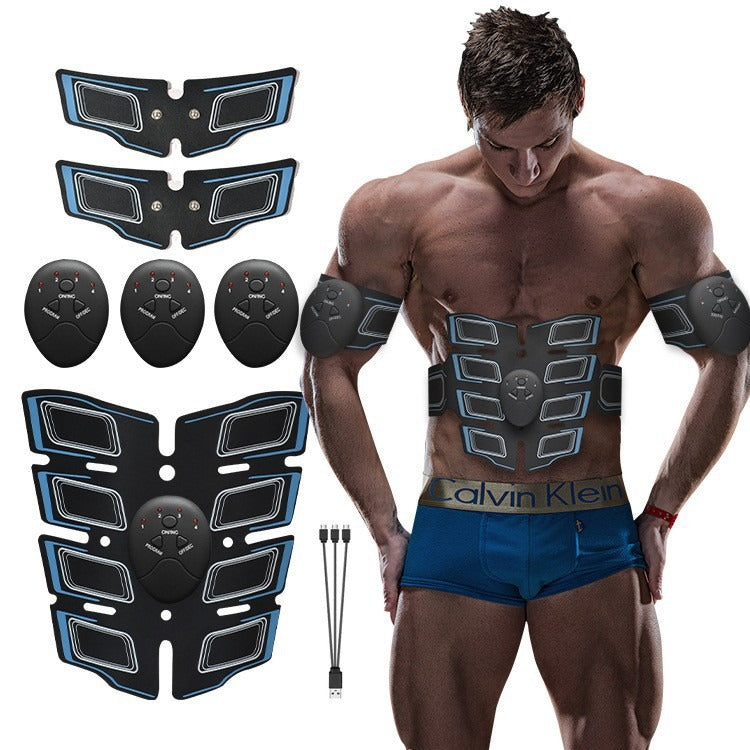 Muscle Stimulator Trainer USB Connect Abs Training Gear Muscles Electrostimulator Toner Massage - TrendTrove