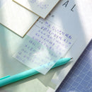 ملاحظات لاصقة شفافة من مادة البولي إيثيلين تيرفثالات مقاومة للماء