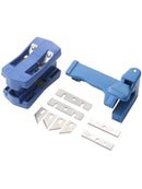 Manual Woodworking Edge Trimmer and Planer Tool with Spare Blades