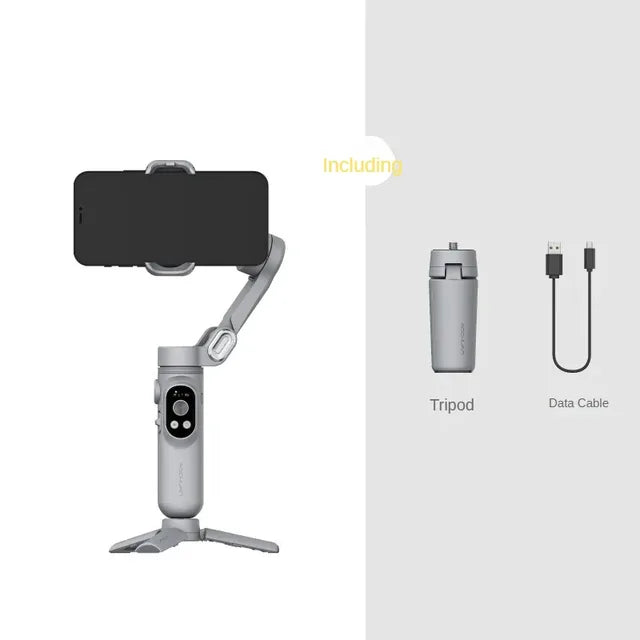 XPro mobile phone three-axis anti shake stabilizer Tiktok short video VLOG shooting handheld PTZ live broadcast support - TrendTrove