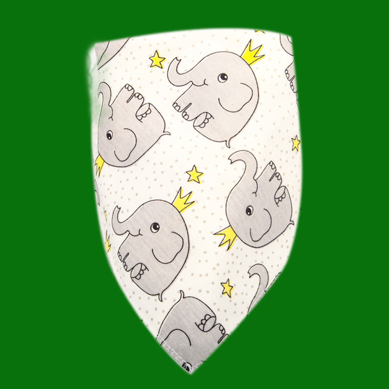 Baby Drooling Towel Baby Triangle Towel Double Layer According To The Buckle Newborn Children's Headscarf Bib Scarf