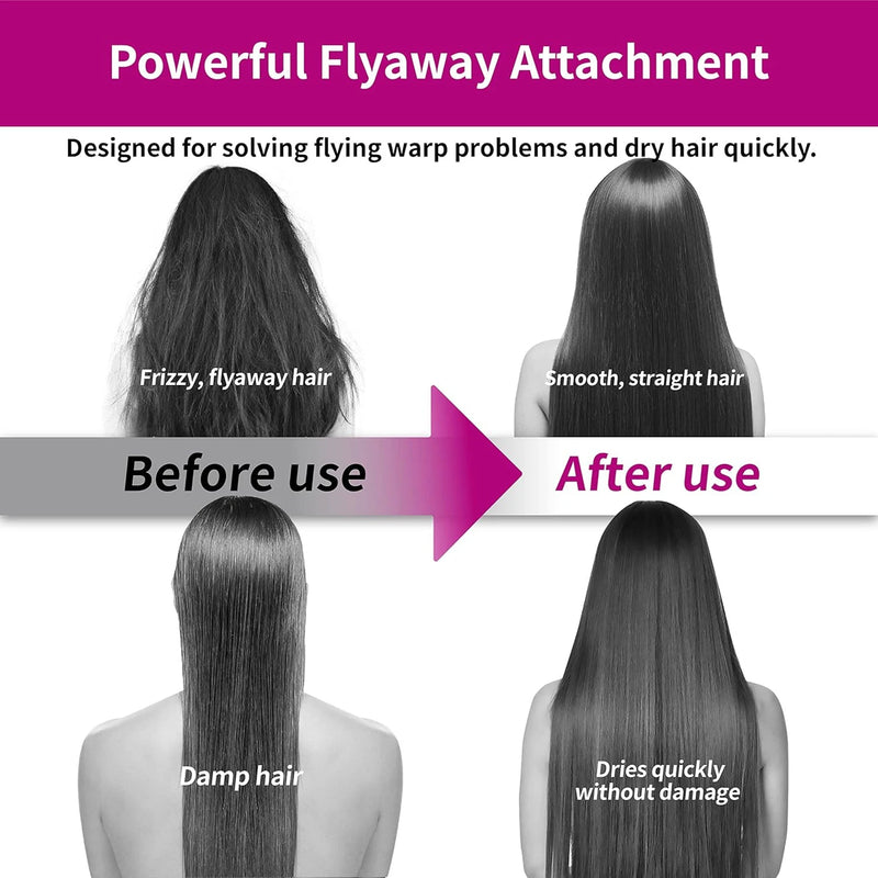 Anti-Flight Flyaway Attachment Nozzle for Dyson Airwrap Smoothing Dryer Accessories for Dyson HS05/01 Straightening Hair Nozzle - TrendTrove