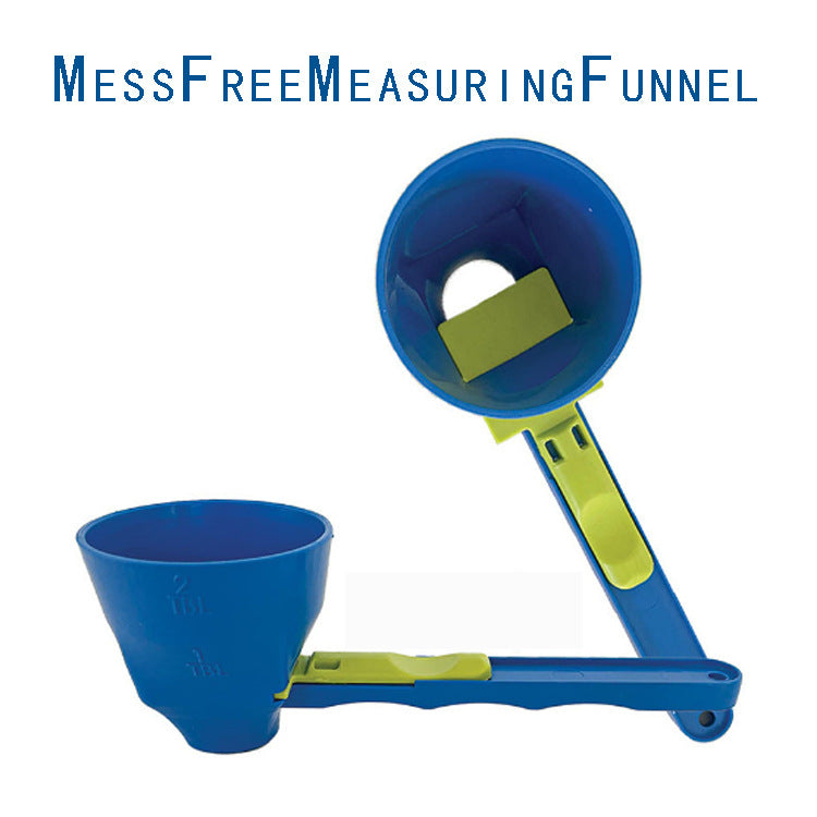 Mess Free Measuring Funnel Creative Protein Powder Sliding Spoon Egg Yolk Separation Funnel - TrendTrove