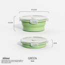 Travel Outdoor Silicone Folding Lunch Box