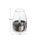Solar Candle Light with Wine Glass Lampshade Waterproof LED