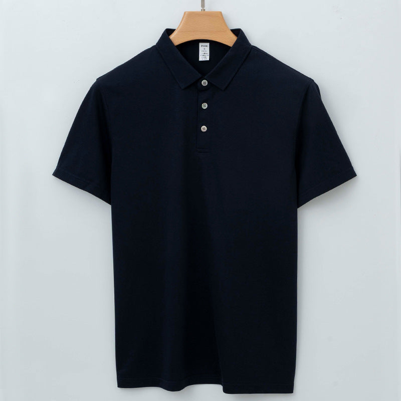 Tencel Draped No-Iron Polo Shirt