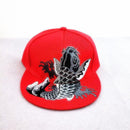 Adjustable Crane Embroidered Baseball Cap