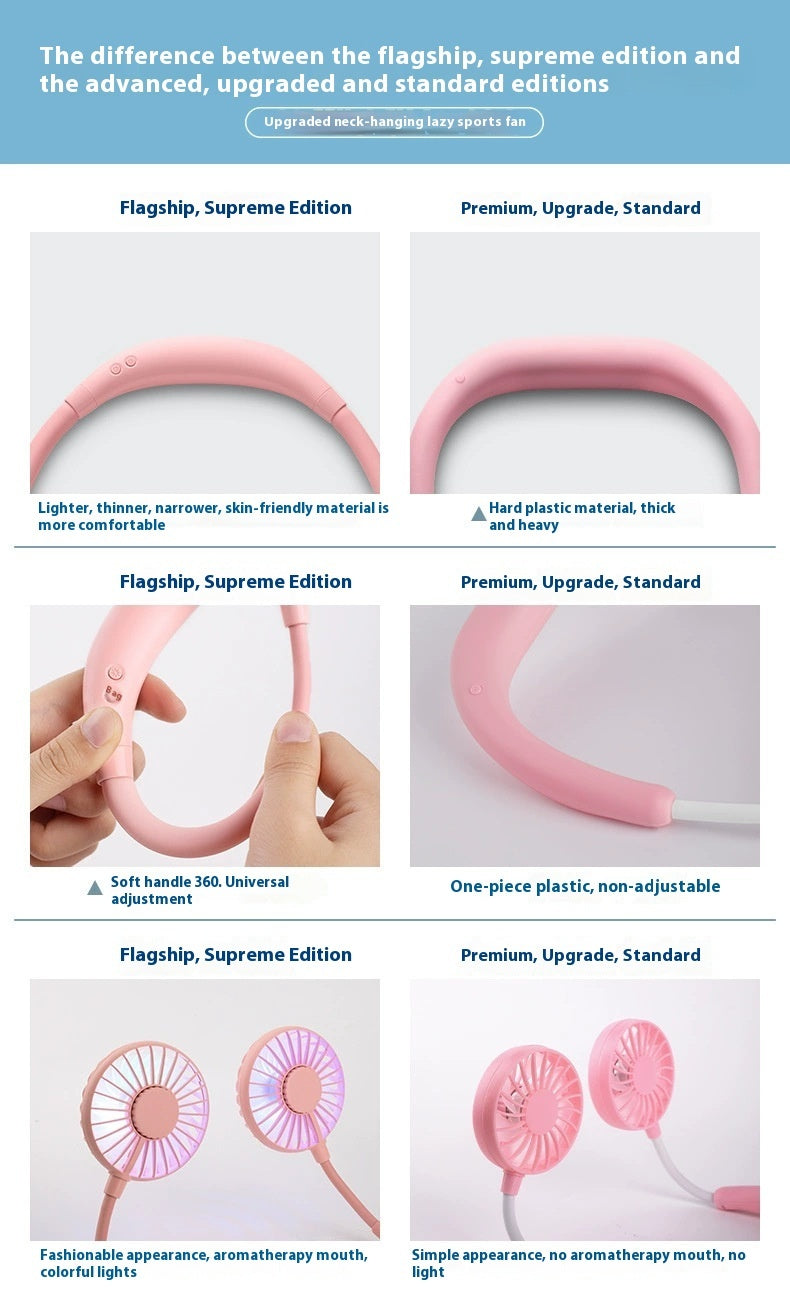 Charging Mini Portable Halter Little Fan