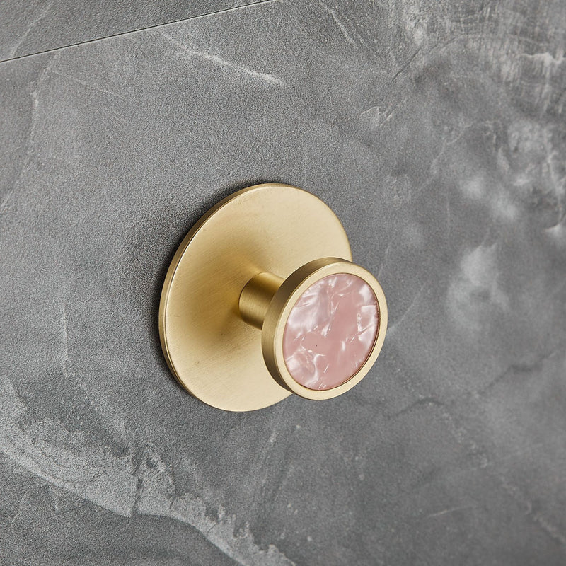 Brass Hat-and-coat Drilling Adhesive Hanging Storage Hook