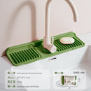 Upgraded Button Silicone Faucet Drain Mat Kitchen Sink Storage Mat Lavatory Mat