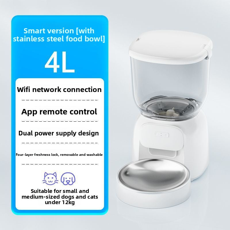 Automatic Smart Pet Feeder with Timer and Remote Control