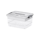 Portable Multi-Layer Transparent Medicine Storage Box