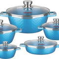 Die-cast pot, aluminum pot, non-stick pot and soup pot set