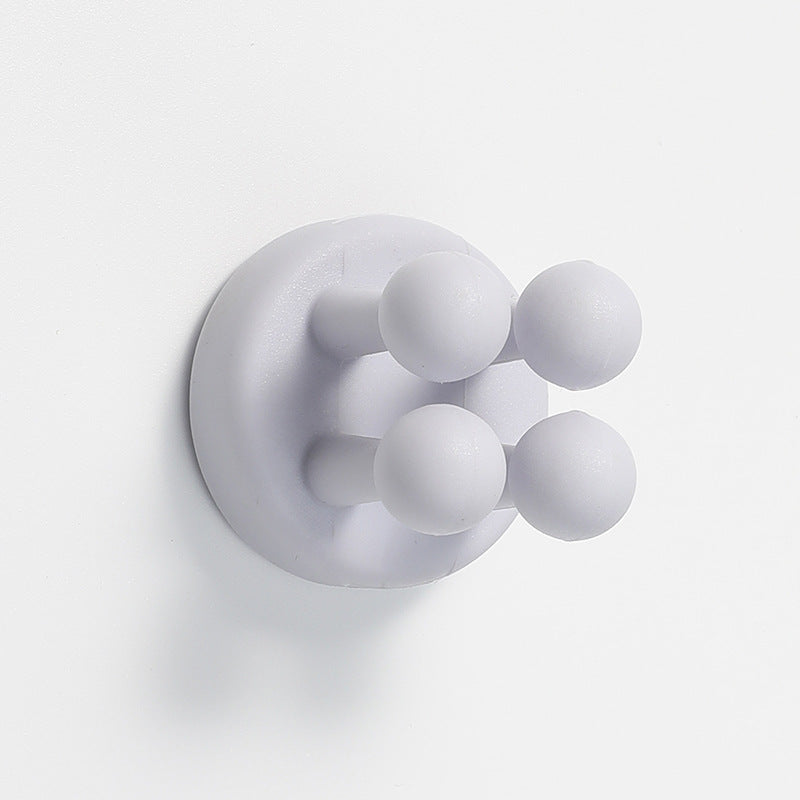 Silicone Toothbrush Holders - Multi-Function Waterproof Self-Adhesive Wall Hooks For Bathroom, Kitchen, Living Room, And Office