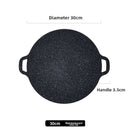 Japanese Medical Stone BBQ Grill Pan Non-Stick Smokeless Cooking