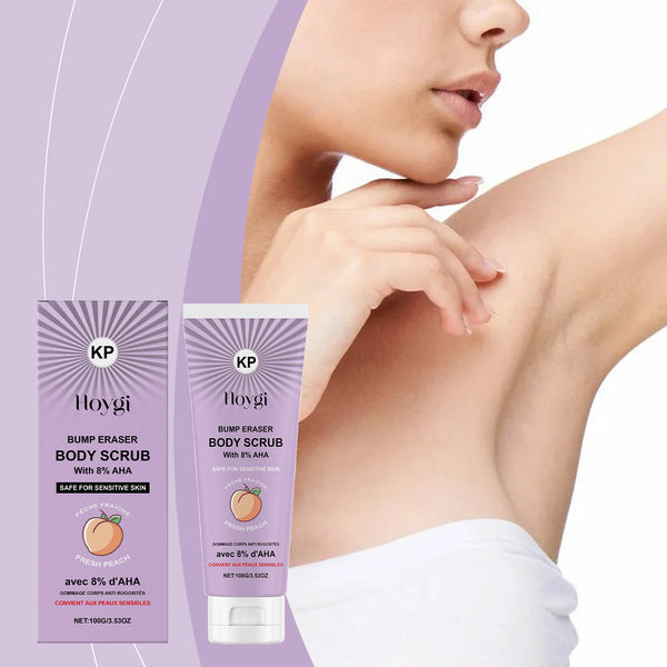 Peach Flavored Body Scrub Nourishing and Exfoliating