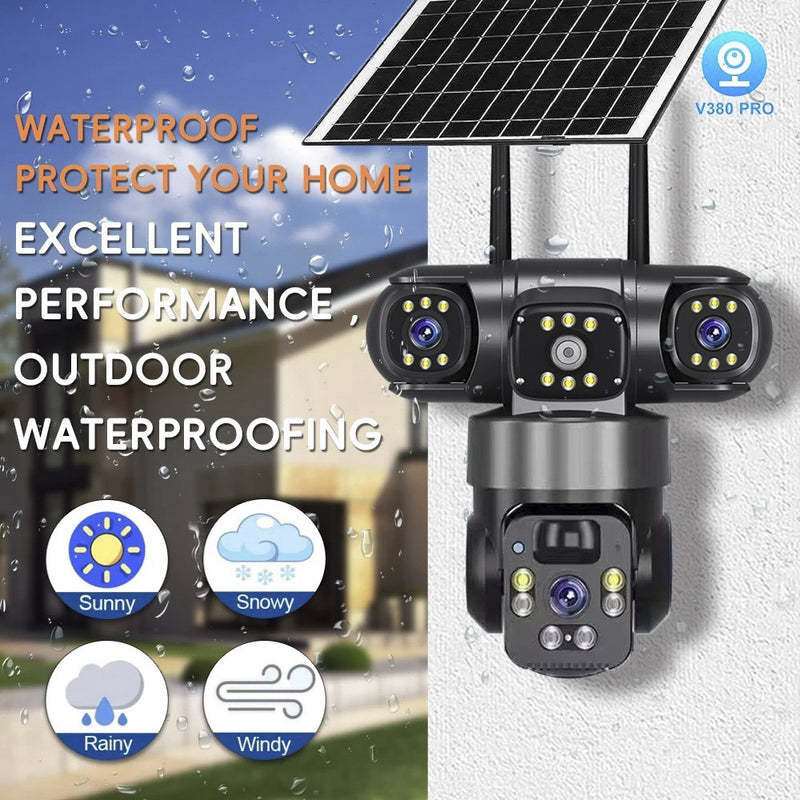Solar security camera