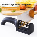 Kitchen 3-section knife sharpener