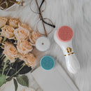 Electric Facial Cleansing Brush with Silicone Heads
