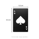 Creative poker card beer bottle opener