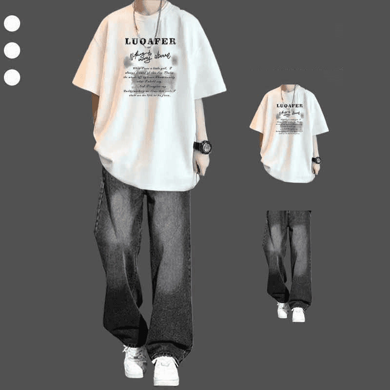 Short-sleeved T-shirt Men's Summer Suit