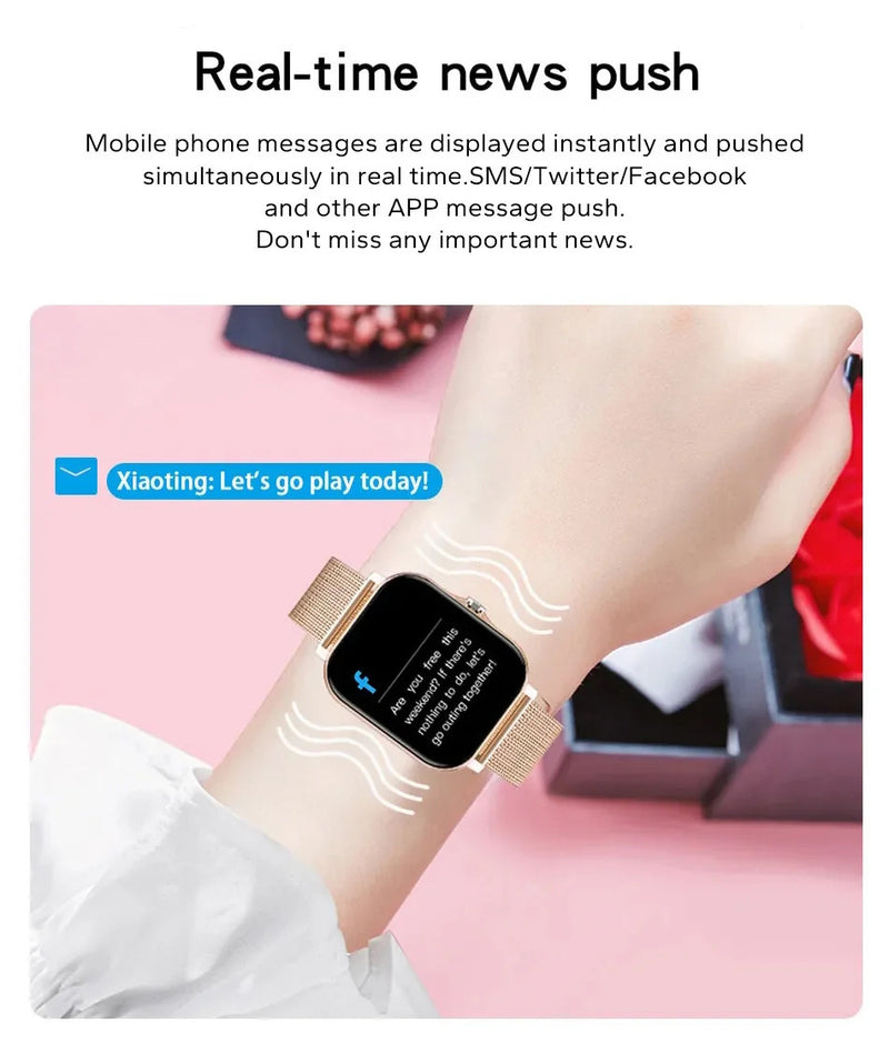 Smart Watch 144-inch Screen Full Touch Men And Women Bluetooth Calling