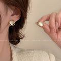 S925 Silver Pearl Earrings Elegant Light Luxury Fashion Jewelry