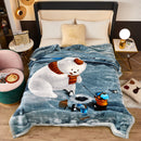 Thickened Raschel blanket