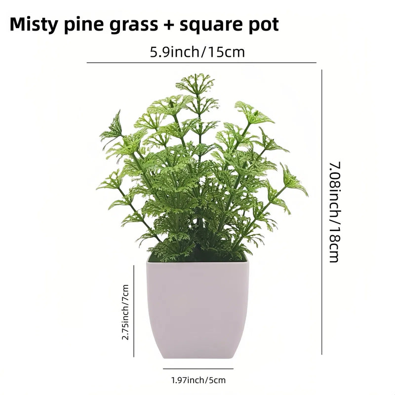 Simulation of small potted plants