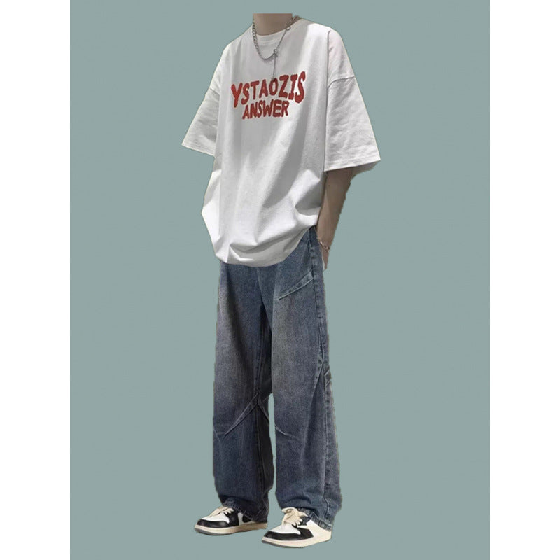 Men's T-shirt and jeans