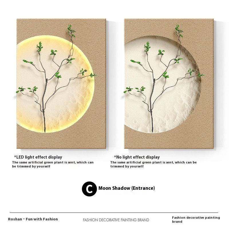 Silent Wind Entrance Painting Moon Mural