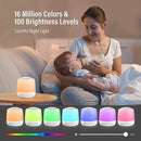 Baby Sleep Aid Lamp with White Noise and Multicolor Light