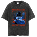 Washed and distressed T-shirt